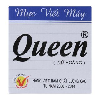Mực Queen xanh tím đen bút máy (1 lọ)