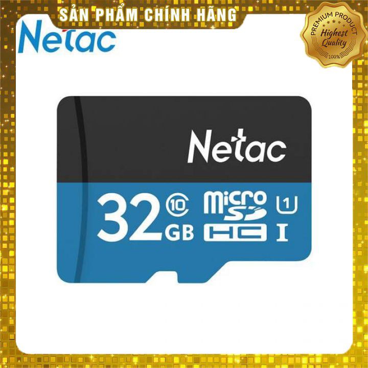 [HÀNG CHÍNH HÃNG ] Thẻ nhớ Netac 32GB / 64GB Micro SD Class10 80Mb/s