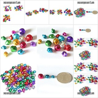 [XUANYUAN1] Set 100 Chuông Nhỏ Nhiều Màu Sắc Dùng Để Trang Trí