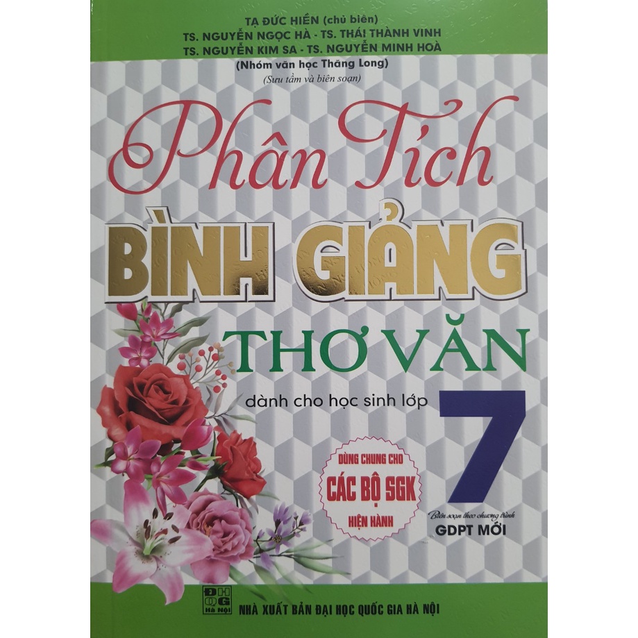 Sách - Phân tích bình giảng thơ văn 7 - Biên soạn theo chương trình GDPT mới