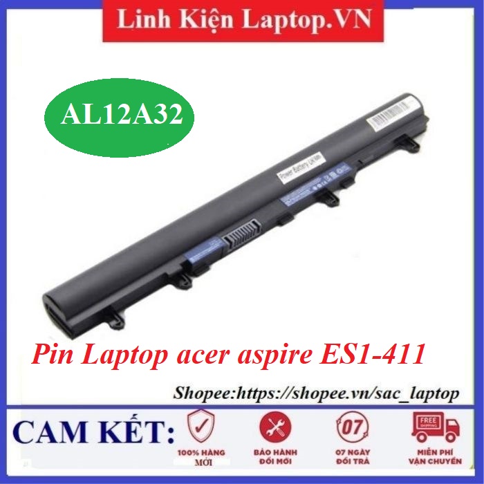 Pin Laptop acer aspire ES1-411 AL12A32