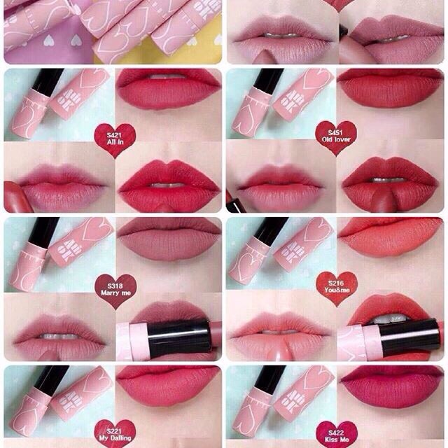 Son cao cấp AMOK Luxury Love Fit Vỏ Hồng Auth