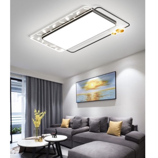 Đèn trần MONSKY LED CIRCLE trang trí nội thất, ngoại thất 3 chế độ ánh sáng