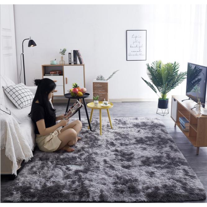 Thảm Lông Dài Trải Sàn Cao Cấp, 15 Màu Lựa Chọn