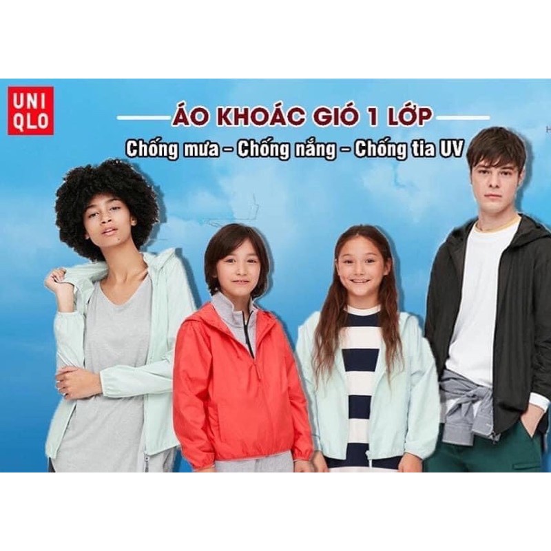 Áo gió kid trẻ em chính hãng