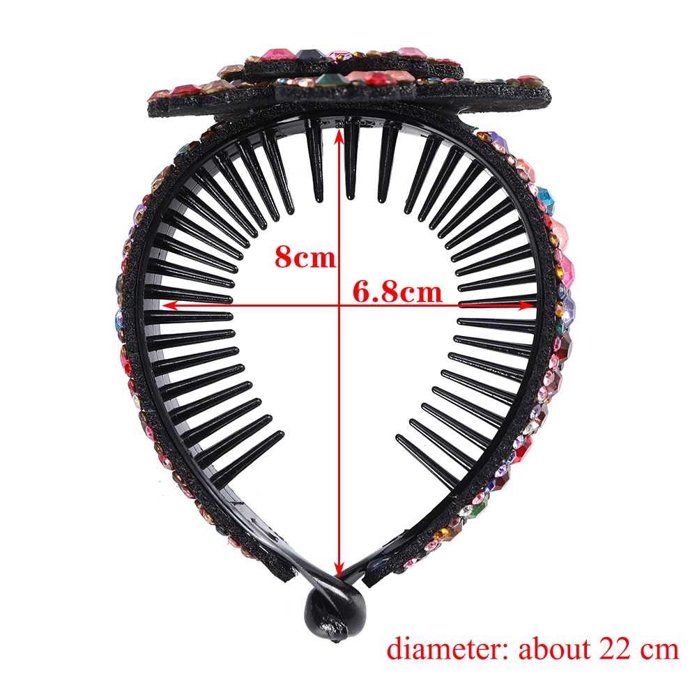 Kẹp tóc hoa Haimeikang đính đá thời trang Hàn Quốc mới