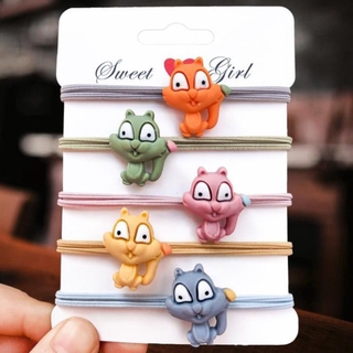 Dây thun cột tóc buộc tóc hình con sóc cute 047