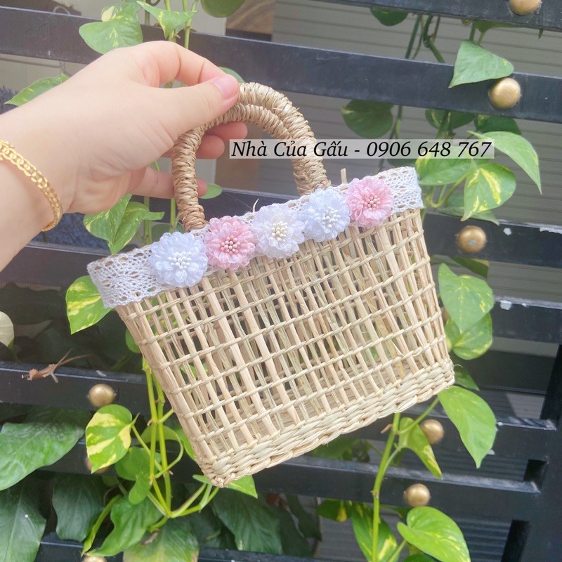 Giỏ mây đan size nhỏ siêu xinh ( ảnh thật ) | BigBuy360 - bigbuy360.vn