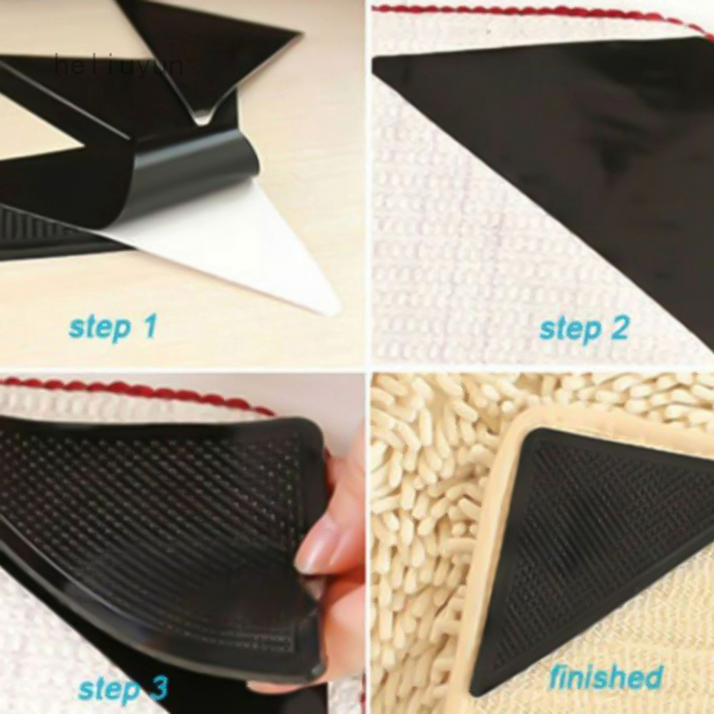 Thảm trải sàn chống trượt chống cuộn tròn có thể giặt và tái sử dụng