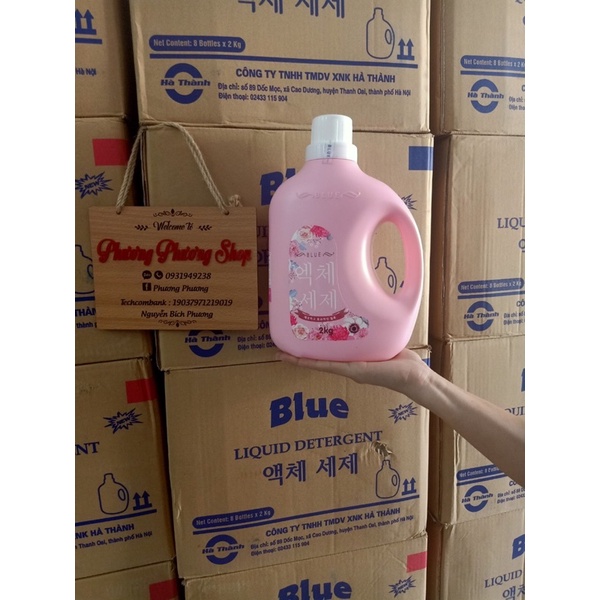 [HCM] Nước Giặt BLUE Hàn Quốc Chính Hãng Can 2kg