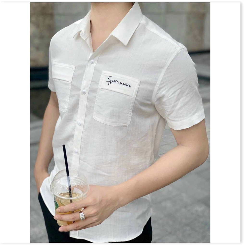 ÁO SƠ MI LỤA NAM,TAY NGẮN,NHIỀU MÀU SẮC LỰA CHỌN,CHẤT LIỆU VÃI THOÁNG MÁT KOKO MI STORE