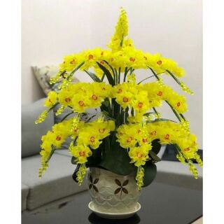 Nguyên liệu chậu hoa đá pha lê