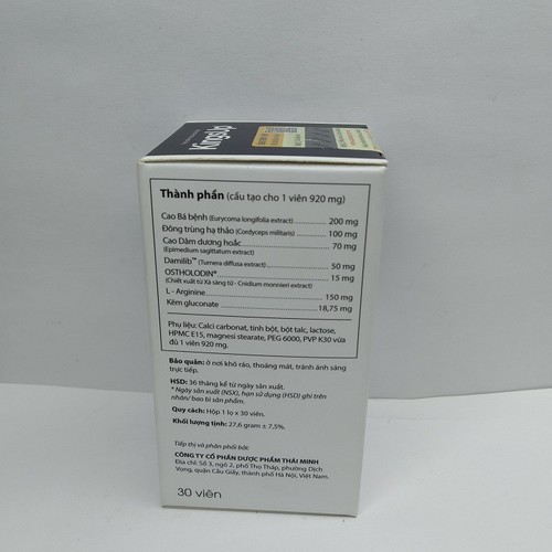 Kingsup (Hộp 30 viên) Tăng cường sinh lý nam