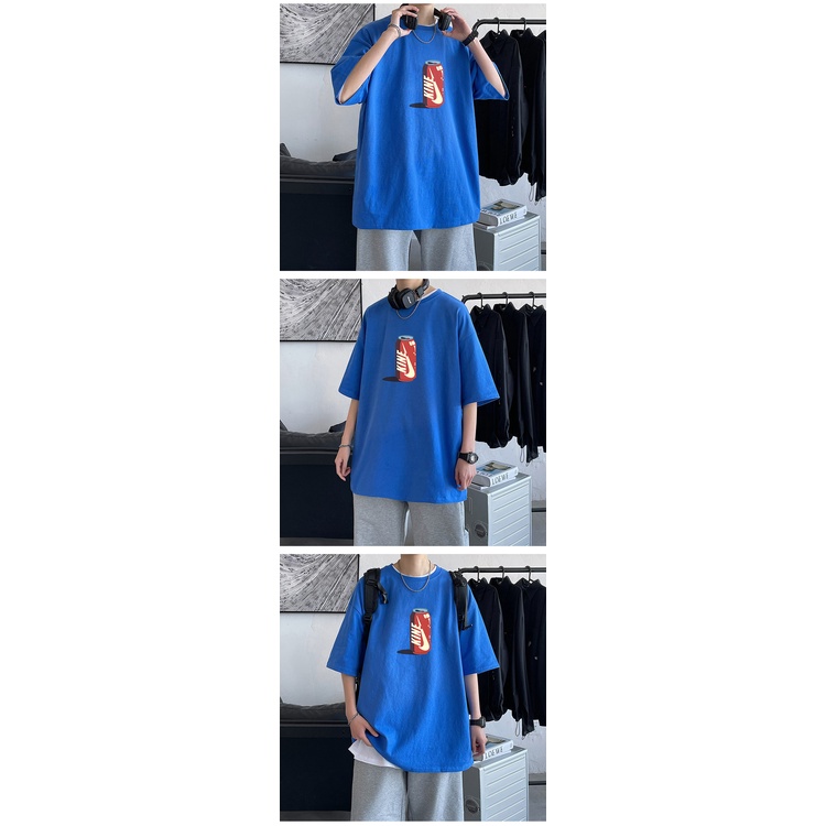 Áo Thun Tay Ngắn Phong Cách Hàn Quốc Size M-5XL Dành Cho Nam