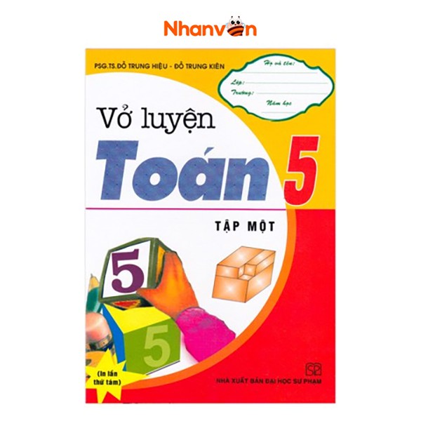 Sách - Vở Luyện Toán Lớp 5 - Tập 1 - Tái Bản 2020