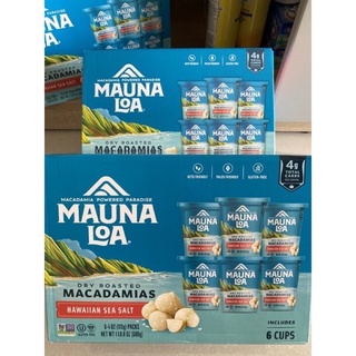 Hạt Macca sấy khô Mauna Loa đặc sản haiwaii (mẫu mới hộp nhựa) vị muối biển HSD 6/2025 1 hộp 113gr