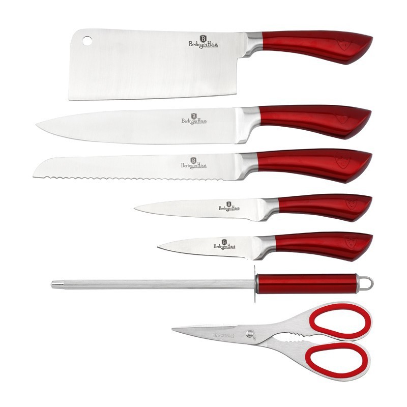 Set dao kéo 8 món Berlinger Haus BH2470 nhập Đức (kèm giá cắm)