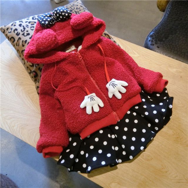 Set áo váy chuột Mickey