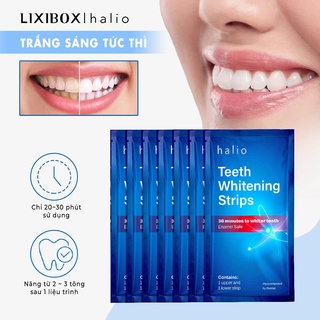 [HB Gift] Set 7 Miếng Dán Trắng Răng Halio Teeth Whitening Strip