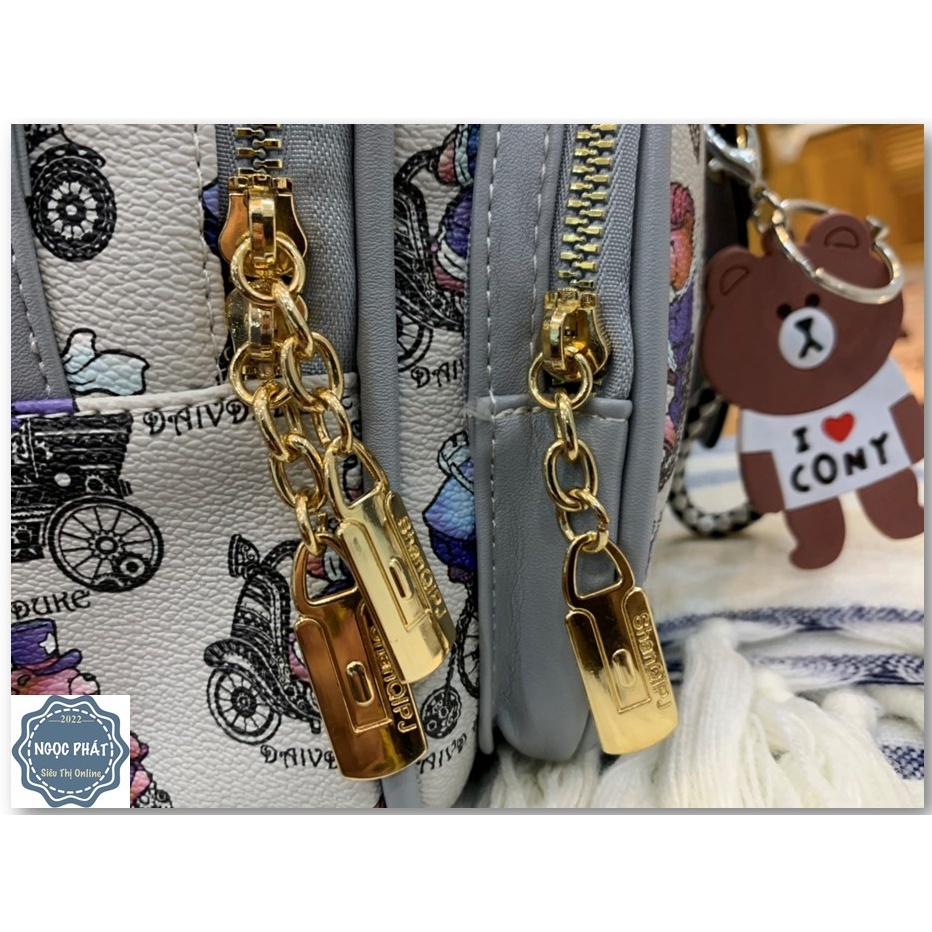 BALO NỮ HÌNH GẤU - CHẤT LIỆU DA QUẢNG CHÂU - HÀNG XỊN ĐẸP- KIỂU DÁNG TRẺ TRUNG NĂNG ĐỘNG, 4 NGĂN