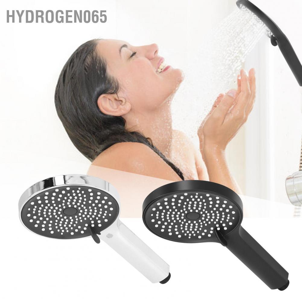 Hydrogen065 Handheld Shower Head High Pressure G1/2 Thread ABS Electroplated Showerhead for Bathroom