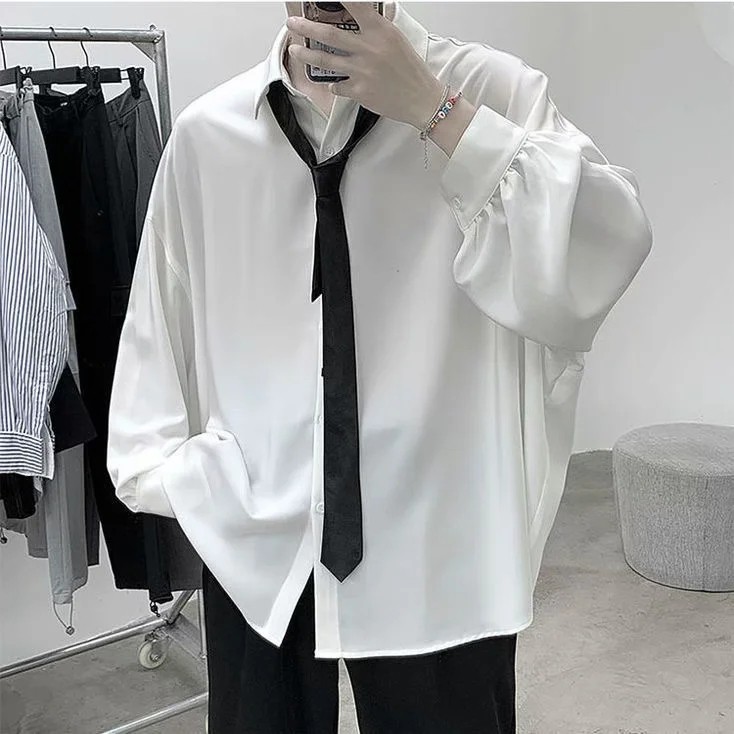Áo Sơ Mi Dài Tay Phong Cách Hàn Quốc Dành Cho Nam