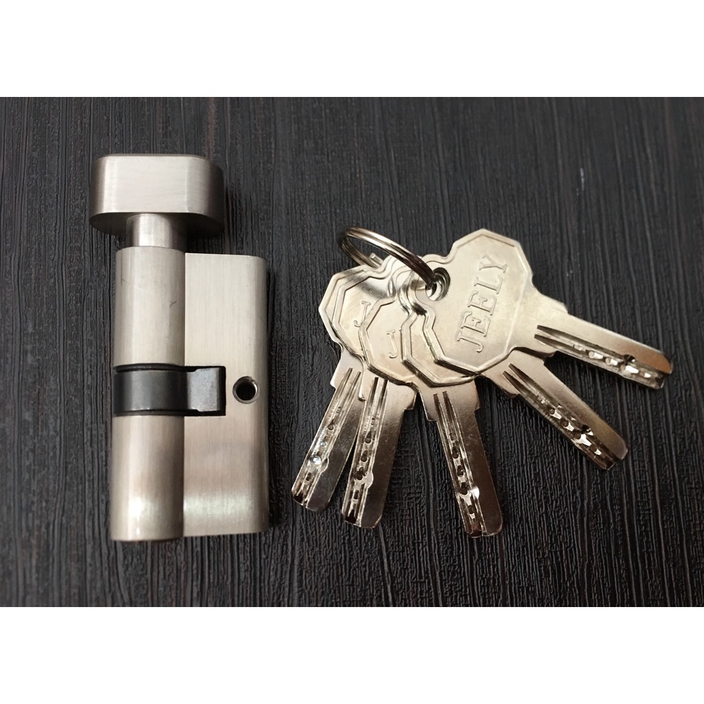 Lõi ruột khoá  JEELY 6F- 60x32mm Chìa Sắt