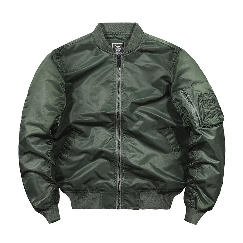 Áo Khoác Bomber basic slimfit chất liệu  vải polyester lụa cao cấp sang trọng- ARES SHOP