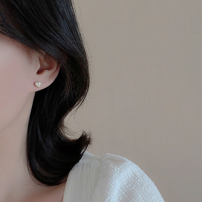 Bông Tai Hình Nơ Đính Ngọc Trai Phong Cách Hàn Quốc Dành Cho Nữ