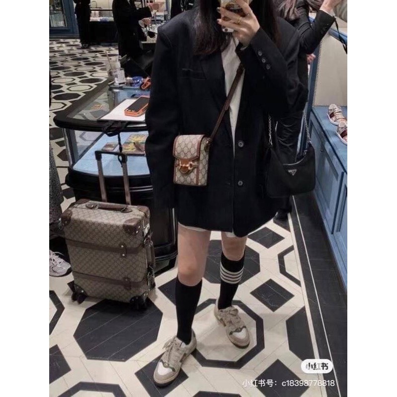 Túi G.c horsebit 1955 mini bag, túi xách mini đựng vừa điện thoại cao cấp - FULLBOX