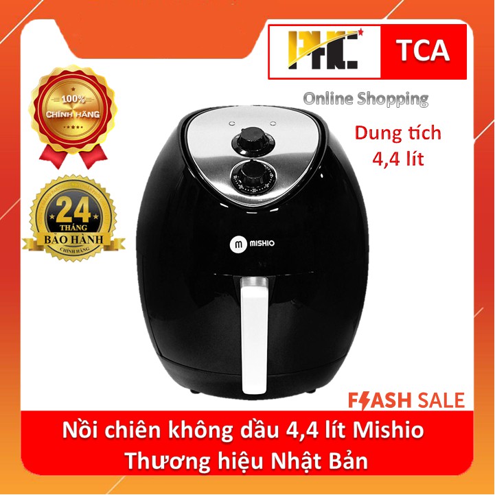 Nồi chiên không dầu 4.4 lít - thương hiệu Mishio mk41