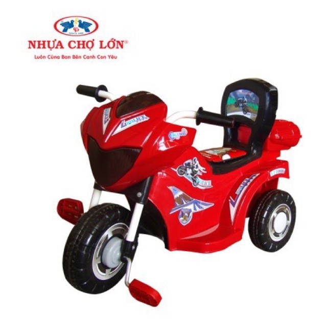 XE POLICE KHÔNG NHẠC NHỰA CHỢ LỚN