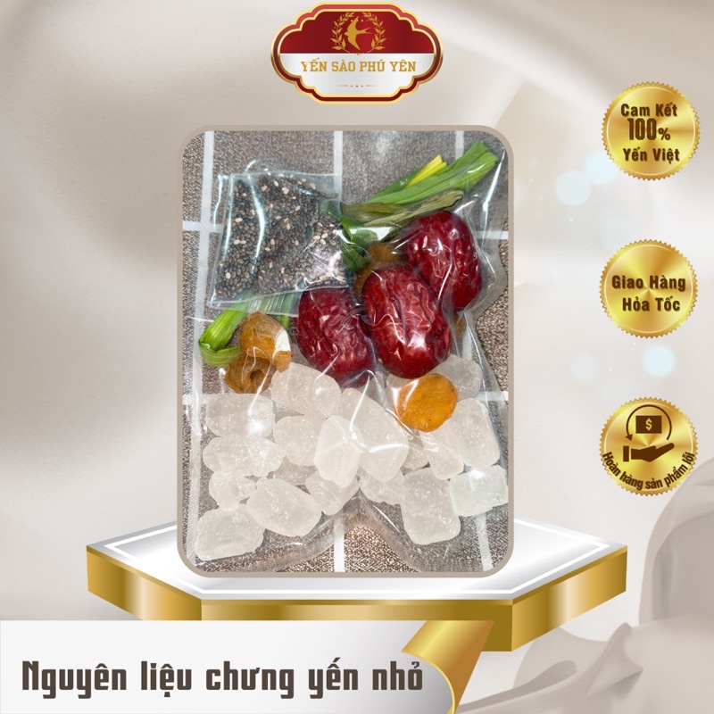 Nguyên liệu chưng yến cung đình !
