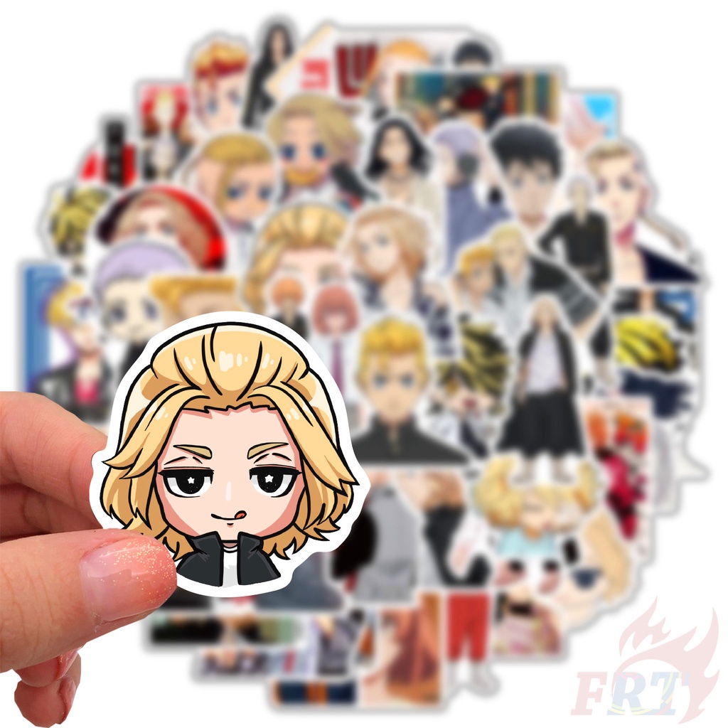 Set 50 miếng dán họa tiết hoạt hình trang trí diy cho laptop/ ván trượt