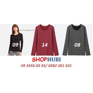 Áo heattech Ultra Warm cổ tròn Nữ Uniqlo Nhật 2018-2019