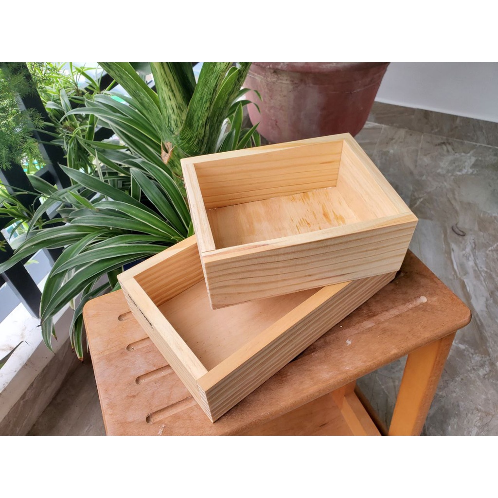 Bồn Tắm Hamster Handmade Bằng Gỗ Thông Cao Cấp Size 18x12x6cm