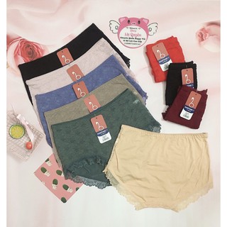 [BIGSIZE] Quần lót cotton lạnh phối ren Bigsize <80kg