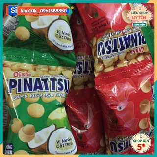 Sỉ 5 gói đậu phộng oishi vị mực cay , cốt dừa  16k