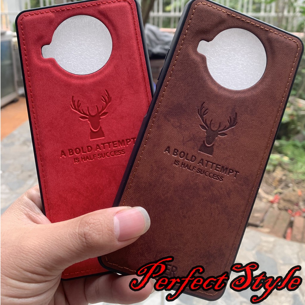 Ốp lưng Vải jean, Họa tiết Deer cho Xiaomi note 9 pro 5g
