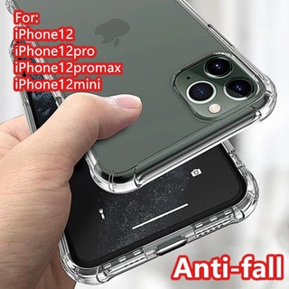 BUMPER Ốp Điện Thoại Silicone Trong Suốt Chống Sốc Cho Iphone 12 / 12 Pro Max