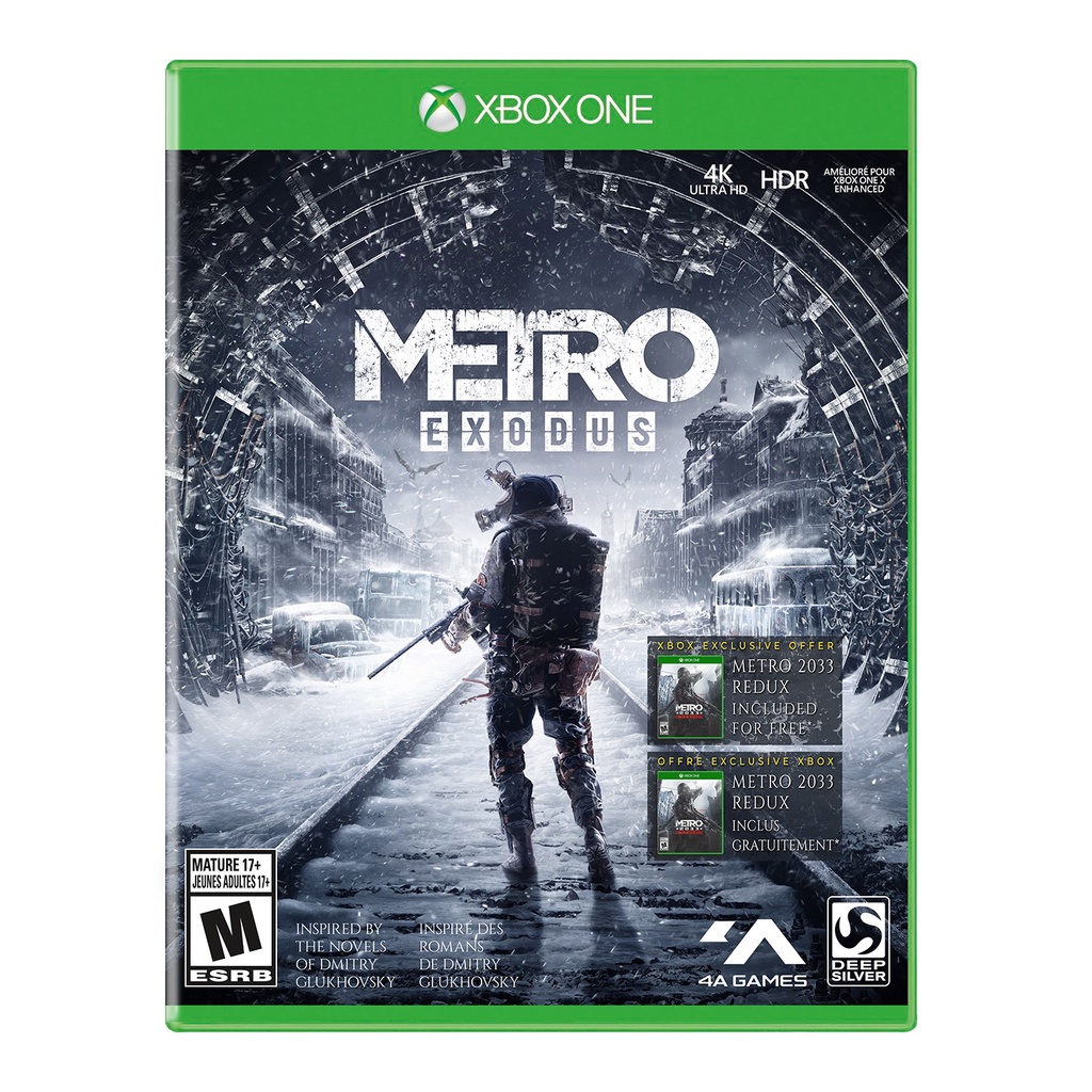 Đĩa Game Xbox One Metro Exodus
