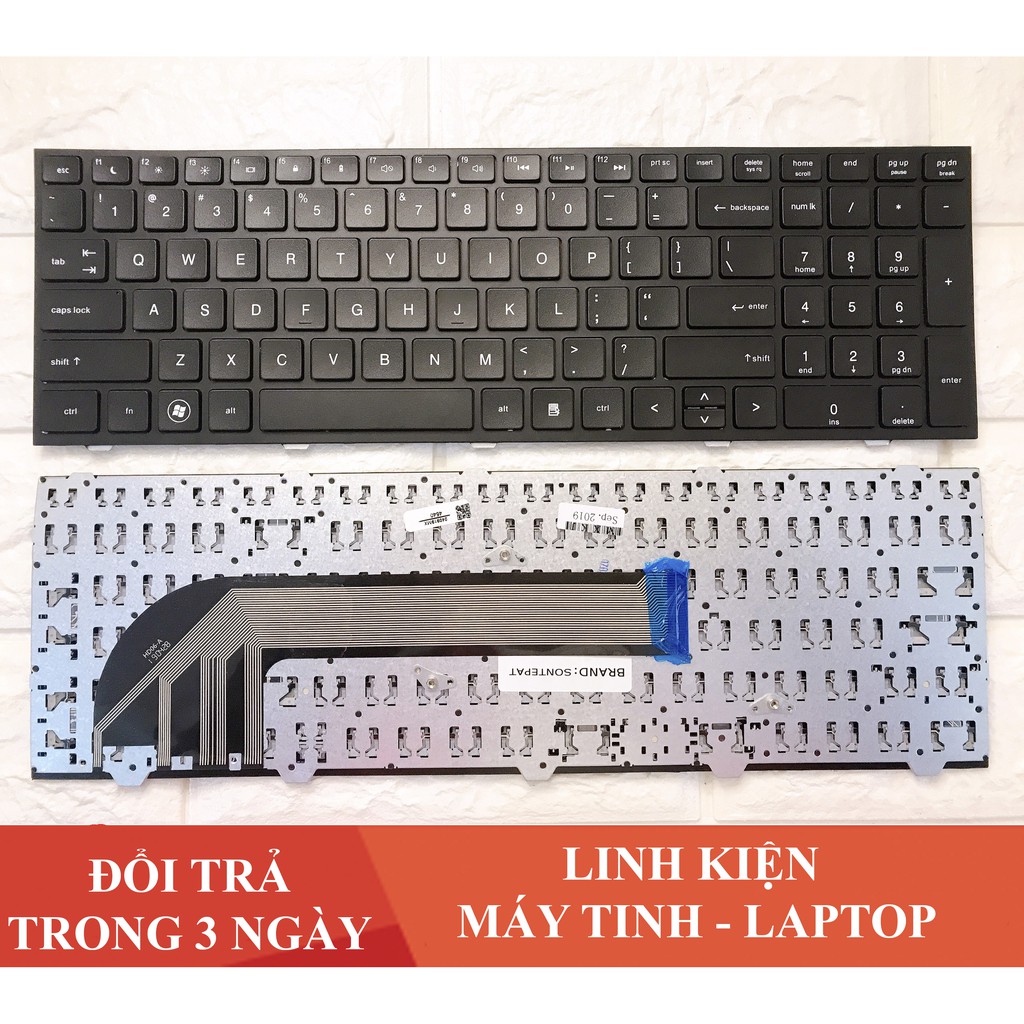 [Mã ELFLASH5 giảm 20K đơn 50K] Bàn Phím Laptop HP Probook 4540 4540s 4545S (Có Sẵn Khung) Nhập Khẩu