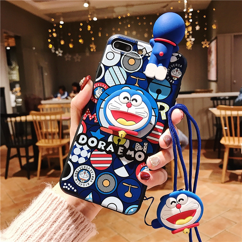 Ốp điện thoại mềm vẽ hình Doraemon dễ thương dành cho Huawei Mate 9/9Lite/10Lite/20/20Pro/20Lite