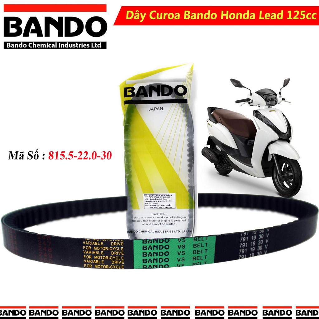 Dây curoa Honda Lead 125cc ( Bando Thái Lan )