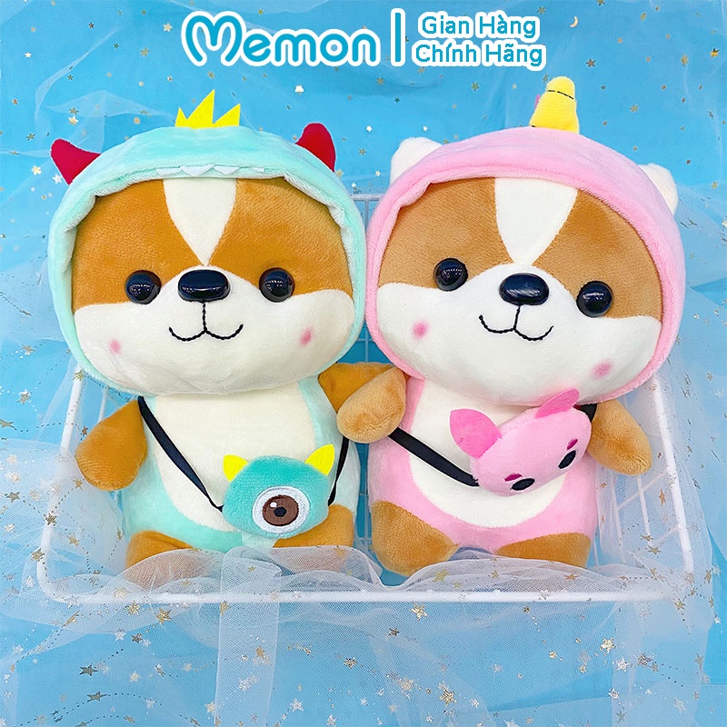 Gấu Bông Mini Shiba Cosplay Cao Cấp Memon