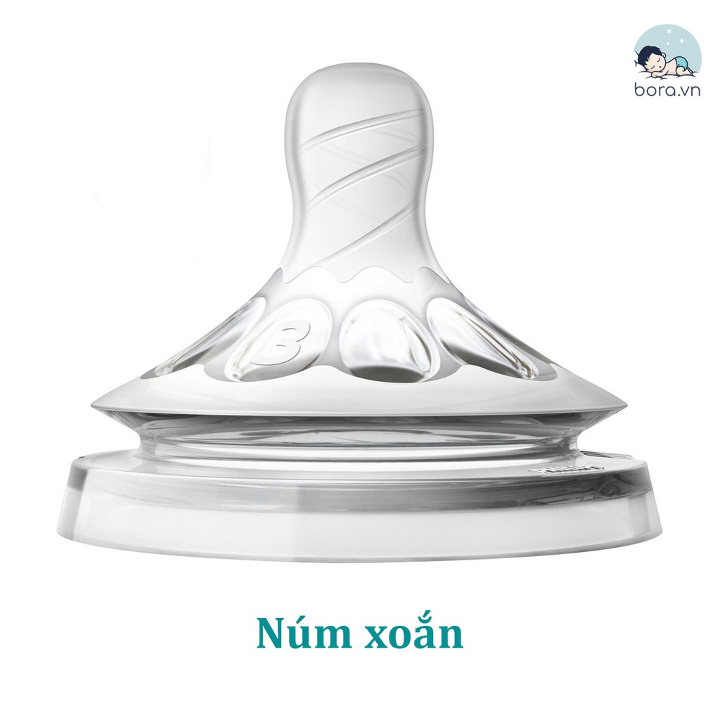 Bình sữa Avent Natural 125 260 330ml [Được chọn núm 0 &gt; Y][Cam kết chính hãng]