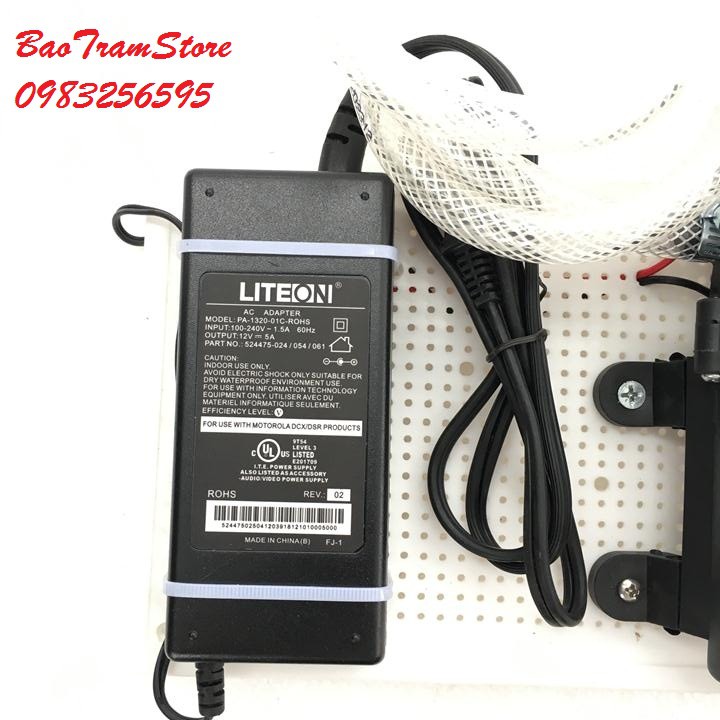 Bộ tăng áp bình nóng lạnh, máy giặt dùng máy bơm tăng áp mini tự ngắt Việt Thái ZQ-2203 -FL-5200)