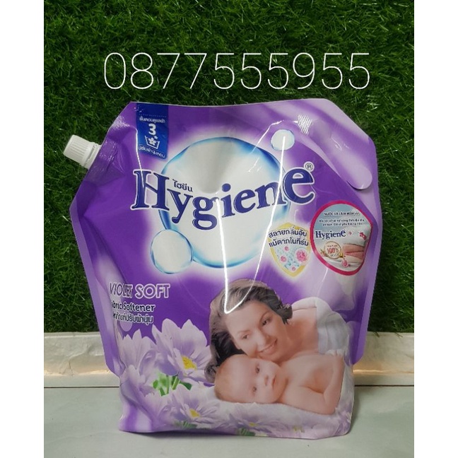 Nước xả vải HYGIENE 1800ml màu tím.
