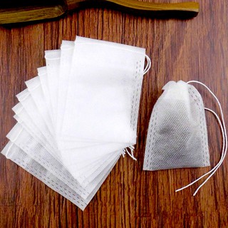Túi vải không dệt lọc trà / bột có dây rút 5x7cm