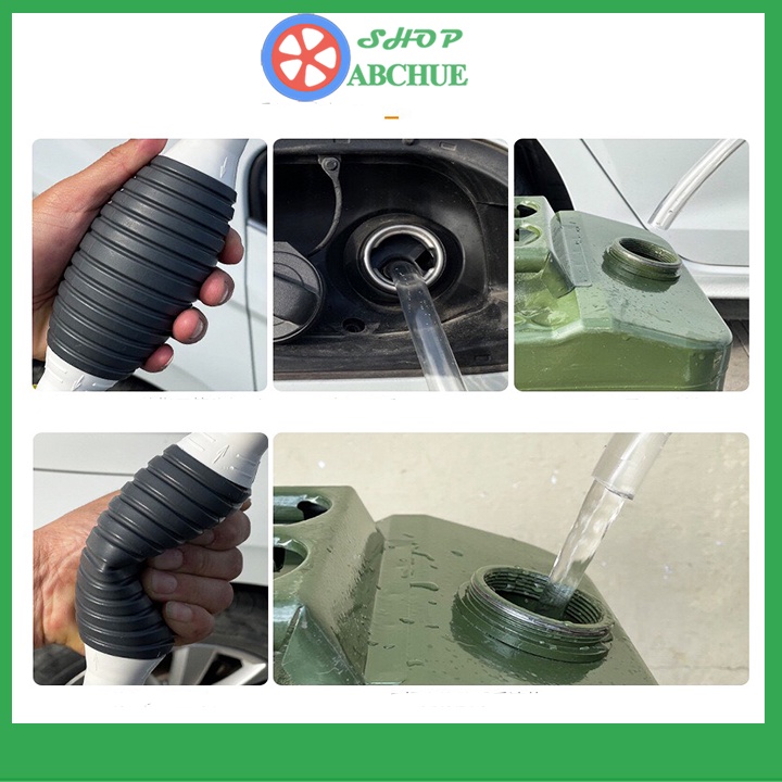 Dụng cụ bơm hút xăng dầu , rượu chất lỏng bóp tay tiện lợi